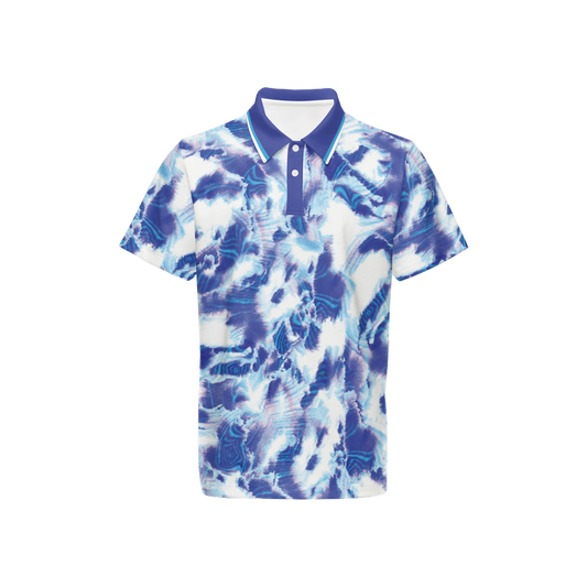 SliceitGolf tie dye polo